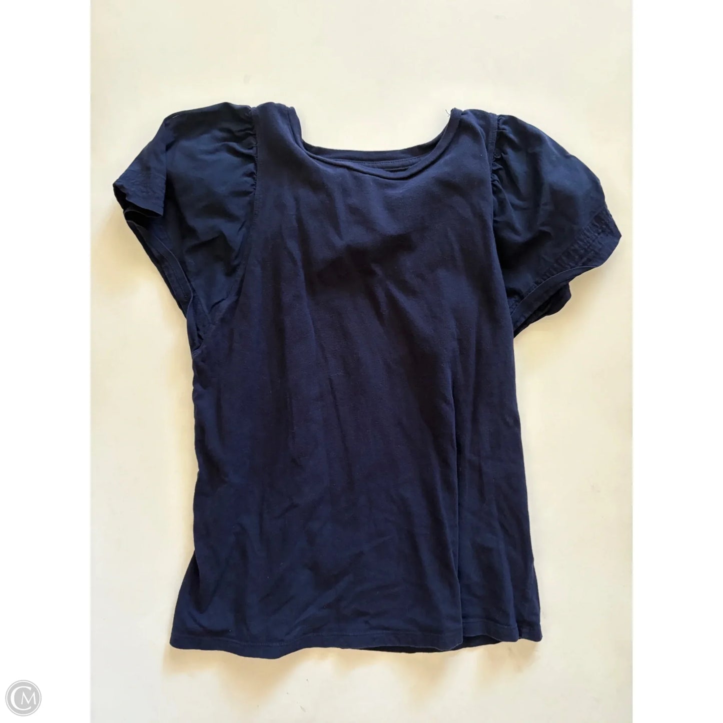 Top Short Sleeve By Maurices In Navy, Size: S