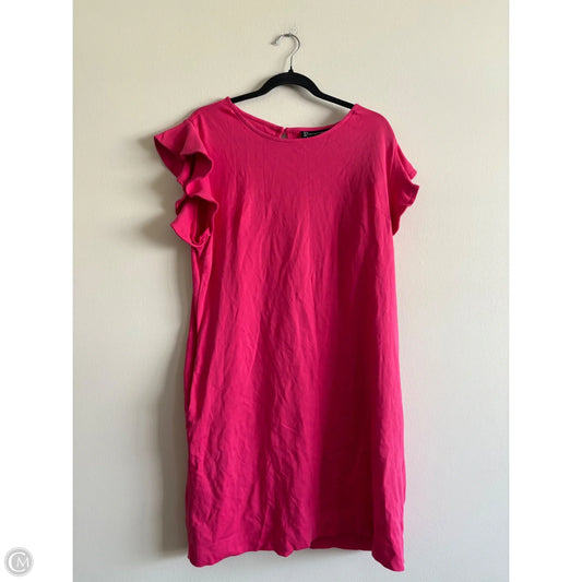 Dress Casual Short By New York And Co In Pink, Size: Xl