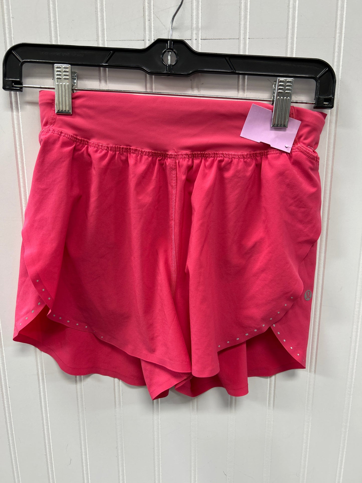 Athletic Shorts By Lululemon In Pink, Size:2