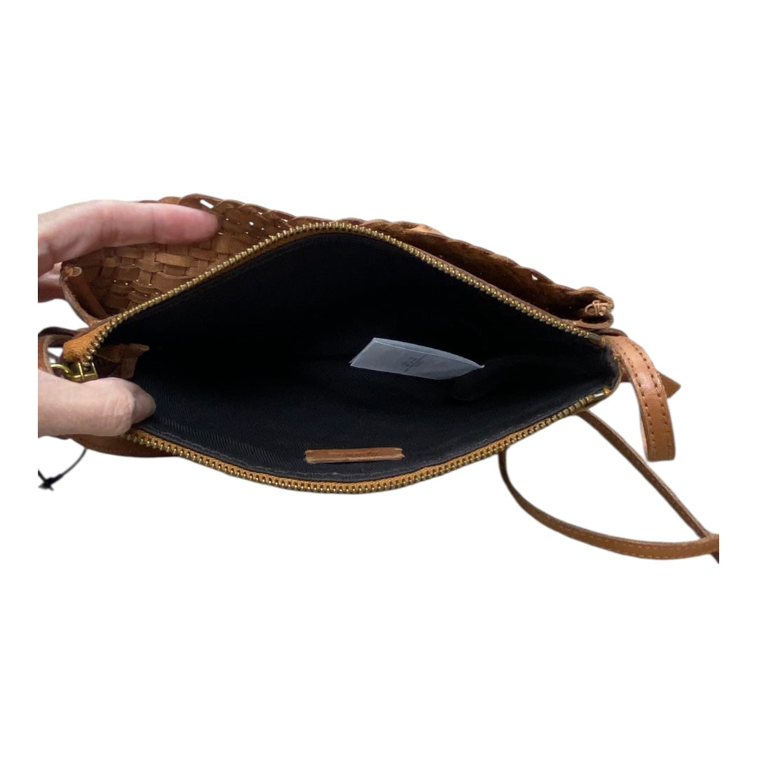 Handbag Leather By Madewell In Brown, Size:Small