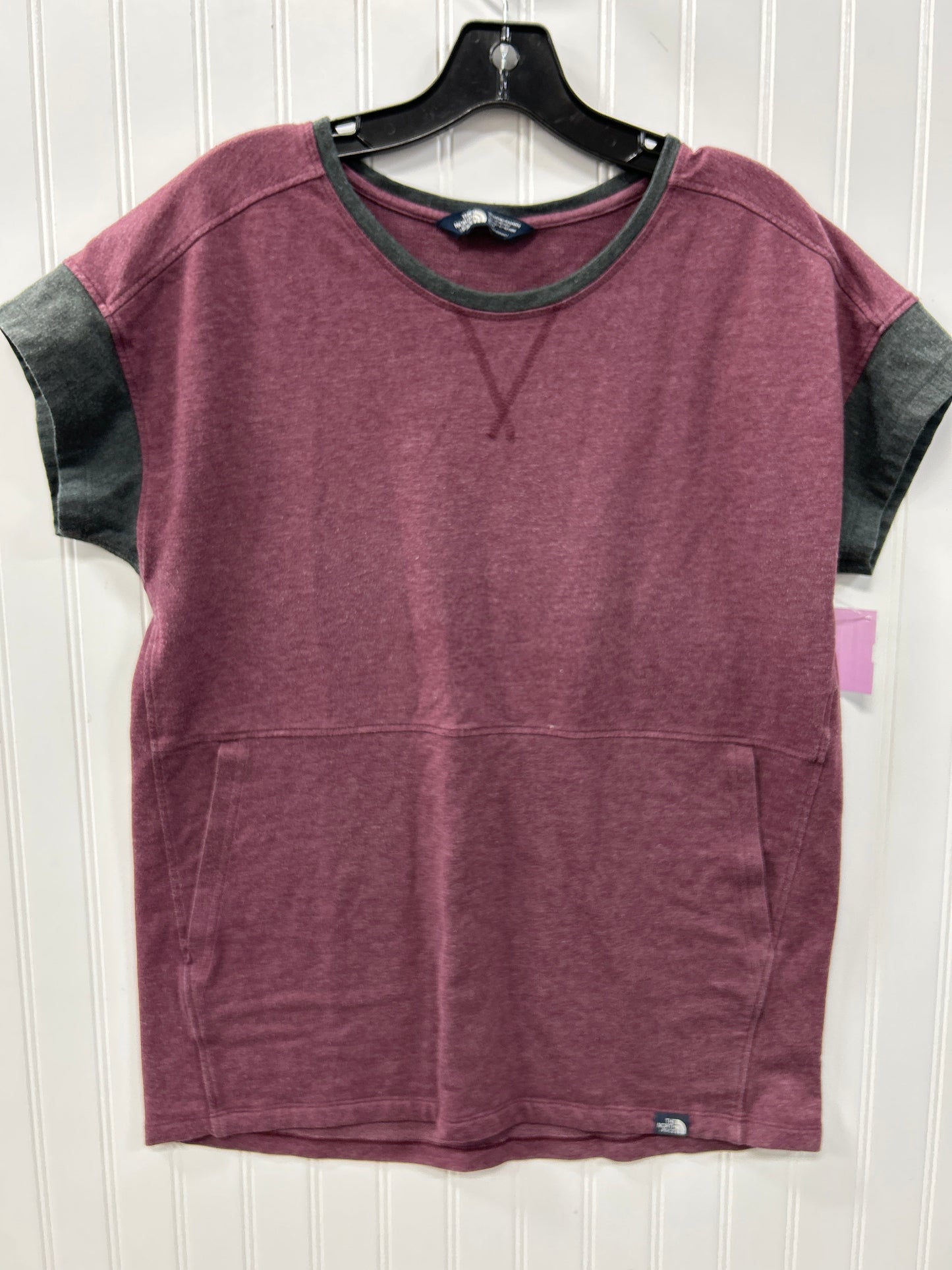 Athletic Top Ss By The North Face In Red, Size:M