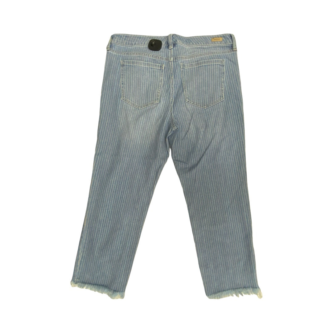Jeans Straight By Liverpool In Blue, Size:12