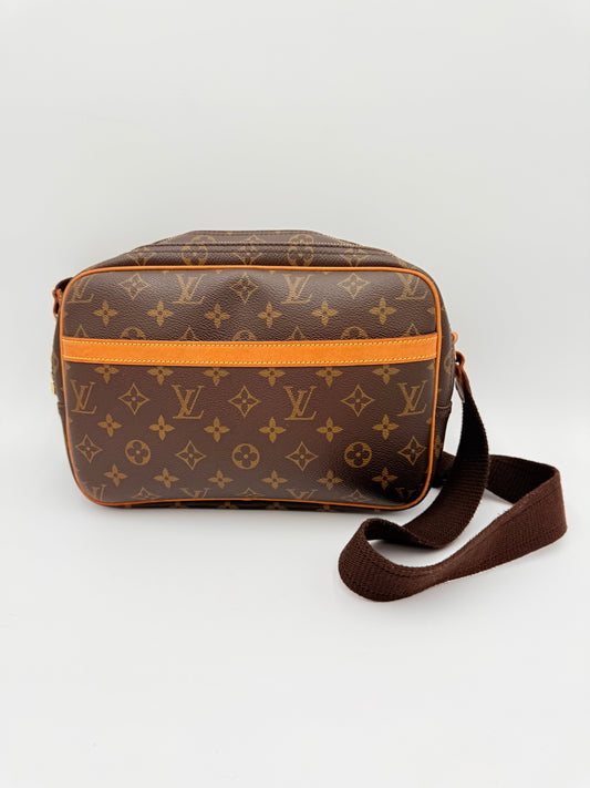 Crossbody Luxury Designer By Louis Vuitton In Brown & Tan, Size:Small
