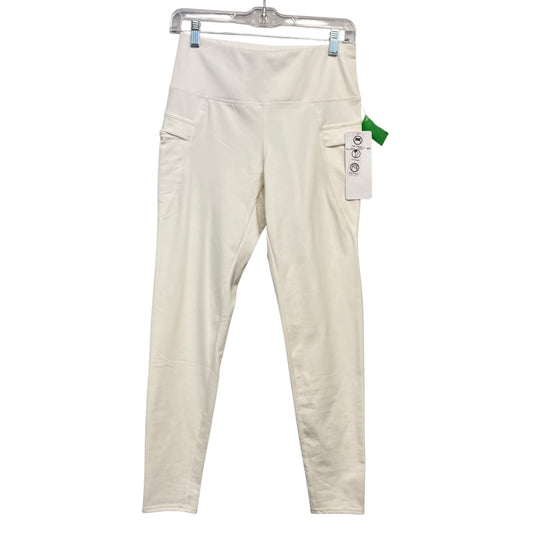 Athletic Leggings By Layer 8 In Ivory, Size:S
