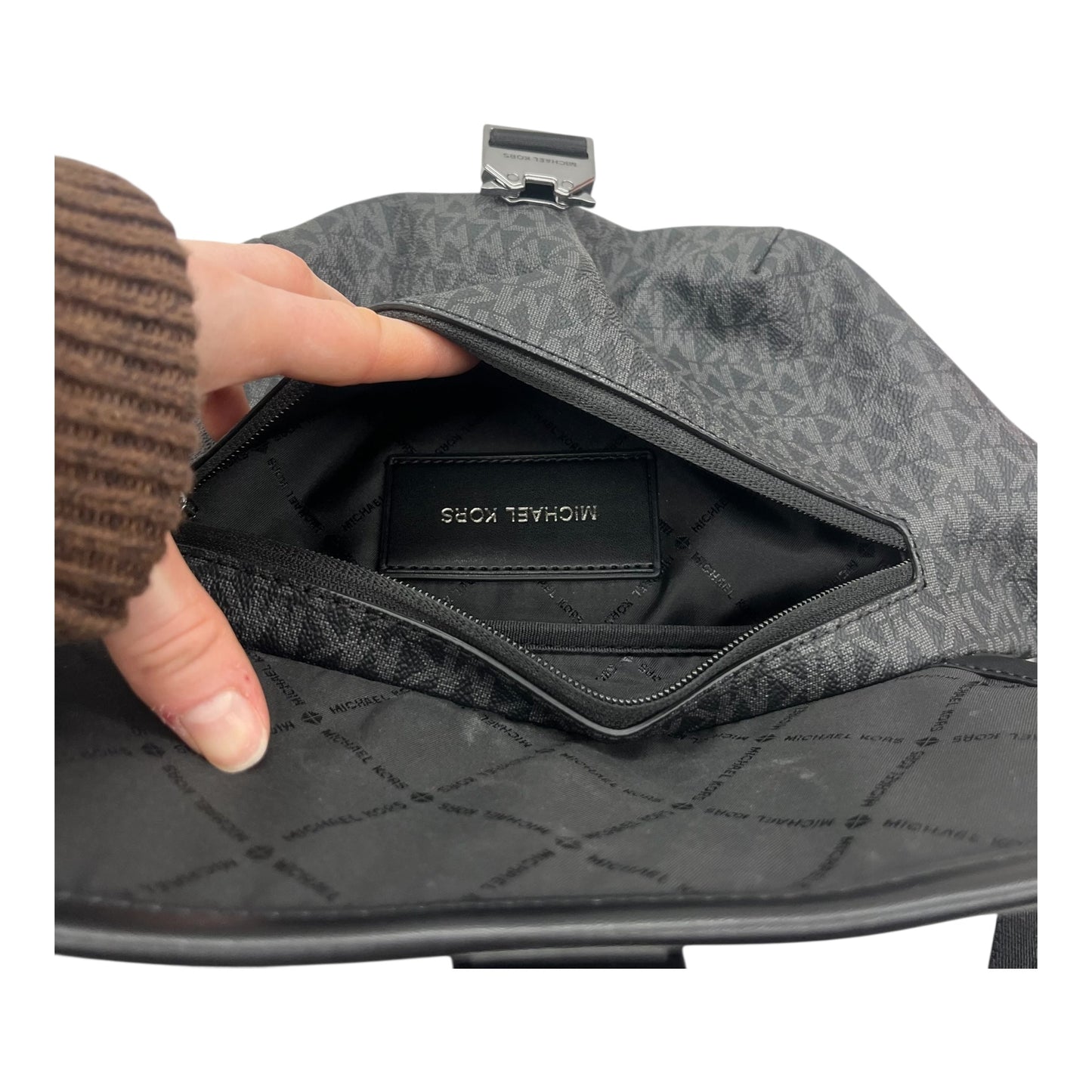 Belt Bag Designer By Michael Kors In Black, Size:Medium