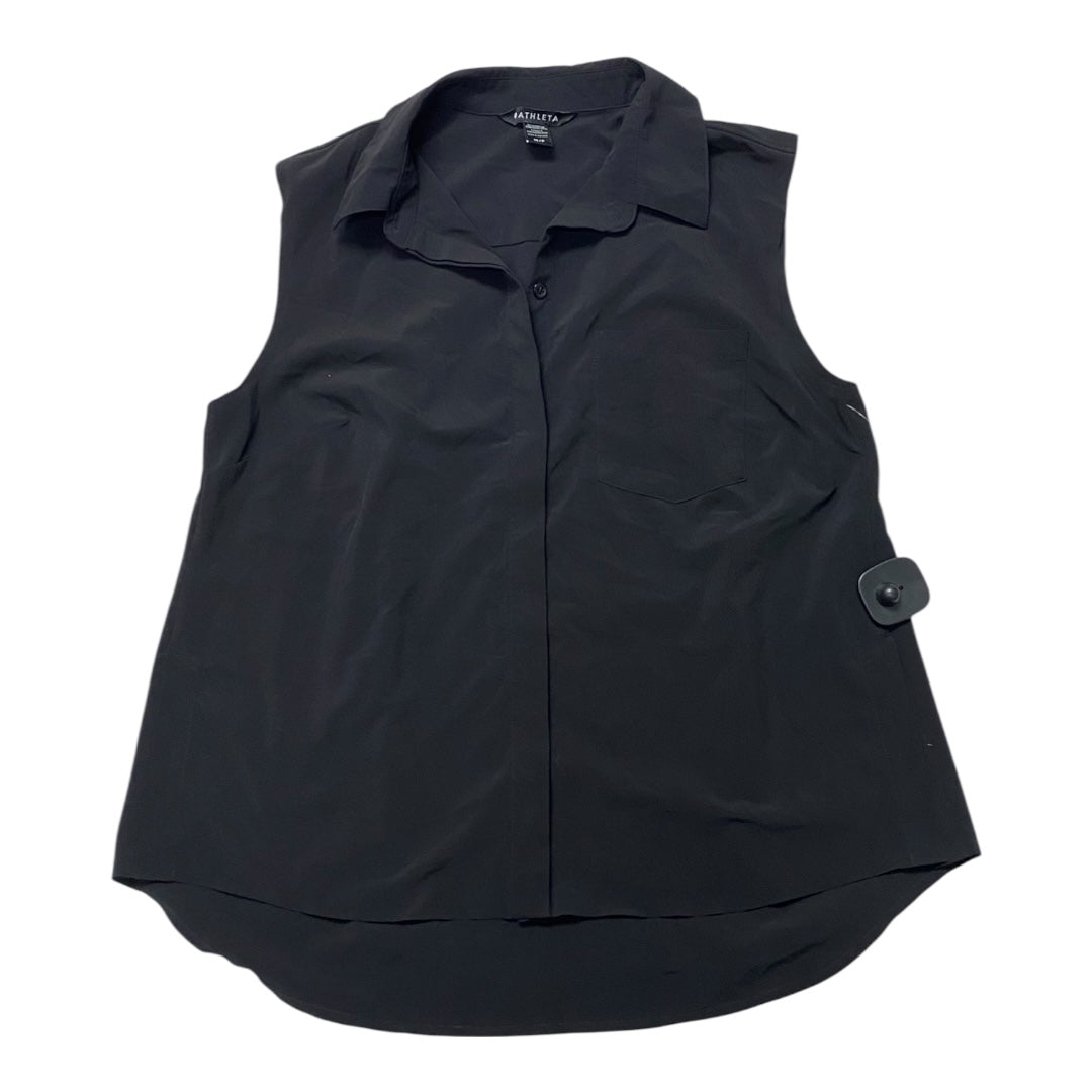 Athletic Tank Top By Athleta In Black, Size:M