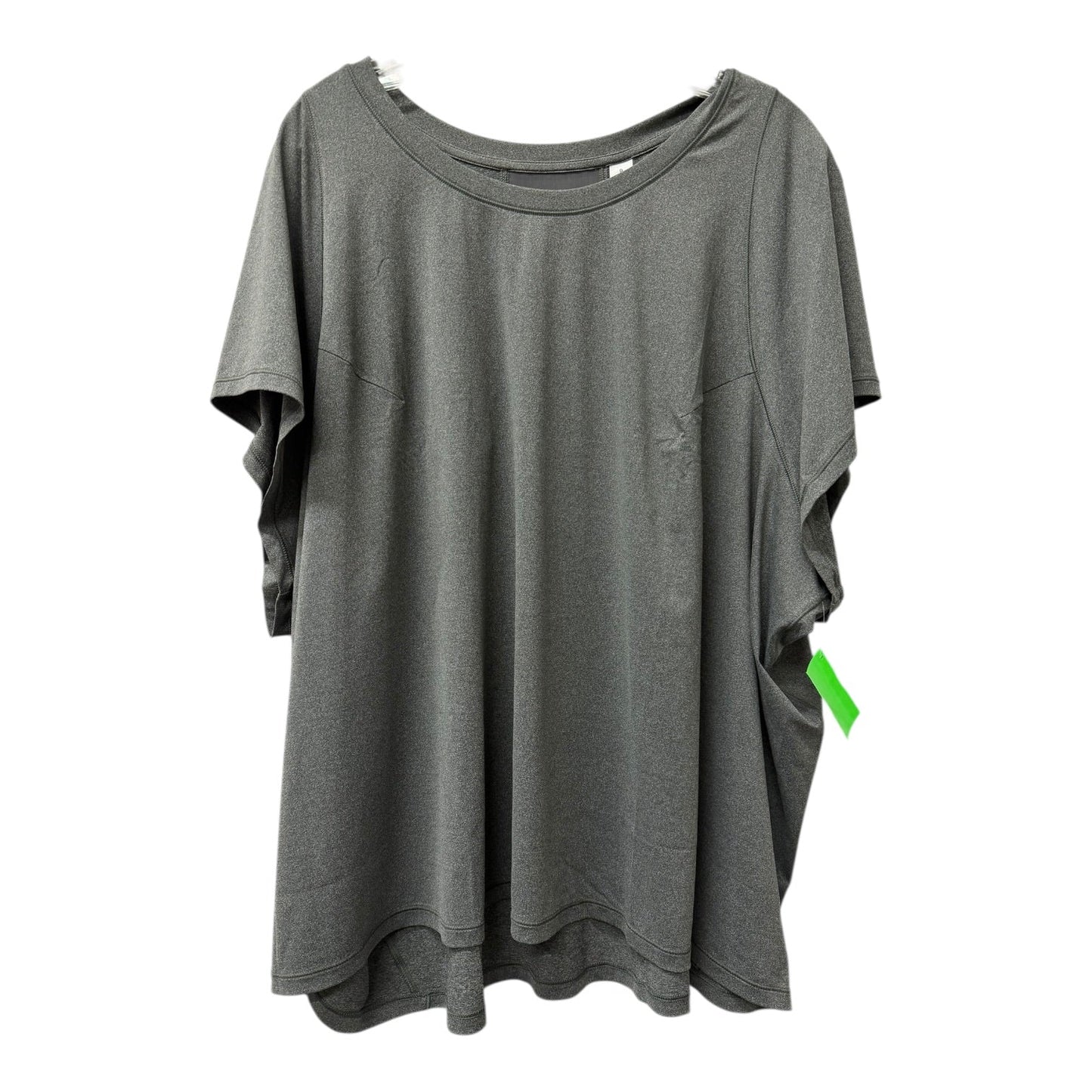 Athletic Top Ss By All In Motion In Grey, Size:3X