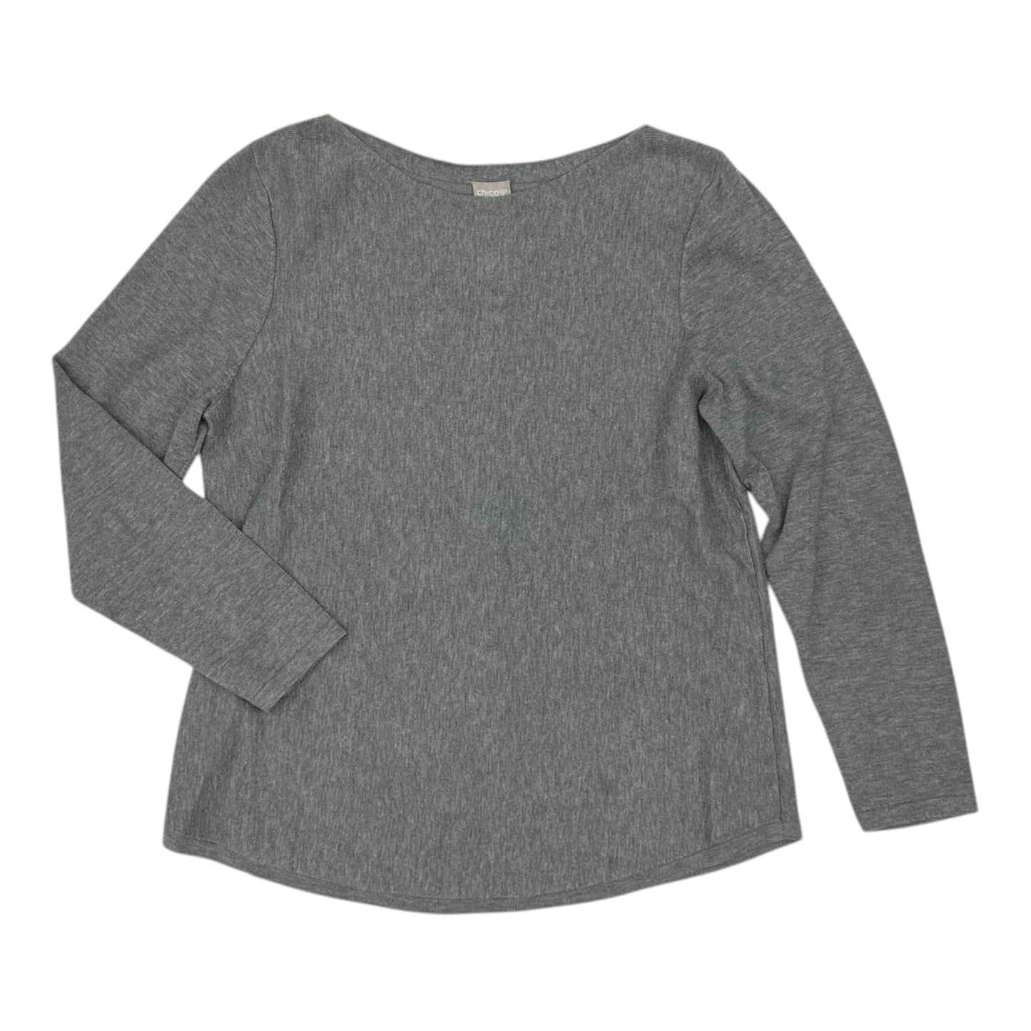 Sweater By Chicos In Grey, Size:L