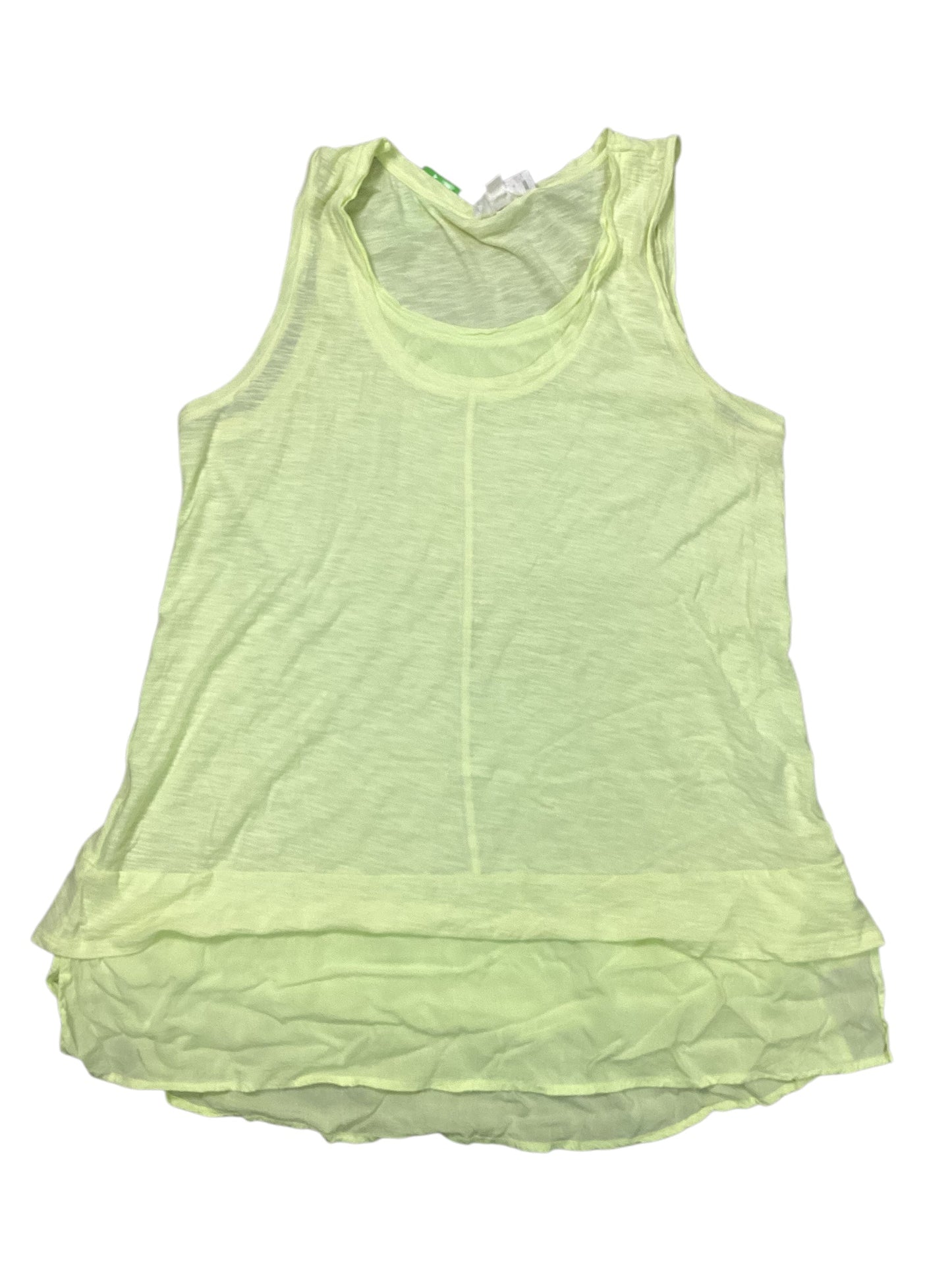 Top Sleeveless By Two By Vince Camuto In Green, Size:M