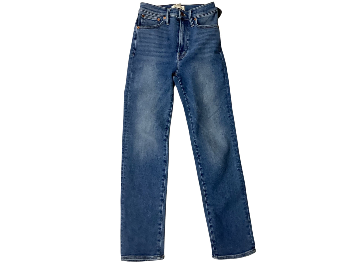 Jeans Straight By Madewell In Blue Denim, Size:4