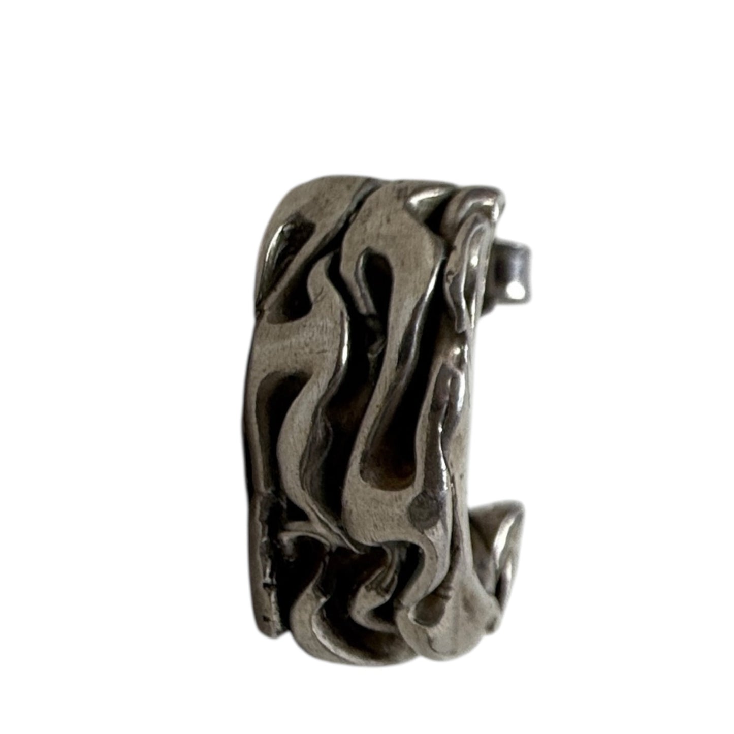 Sterling Silver Curved Post Earrings