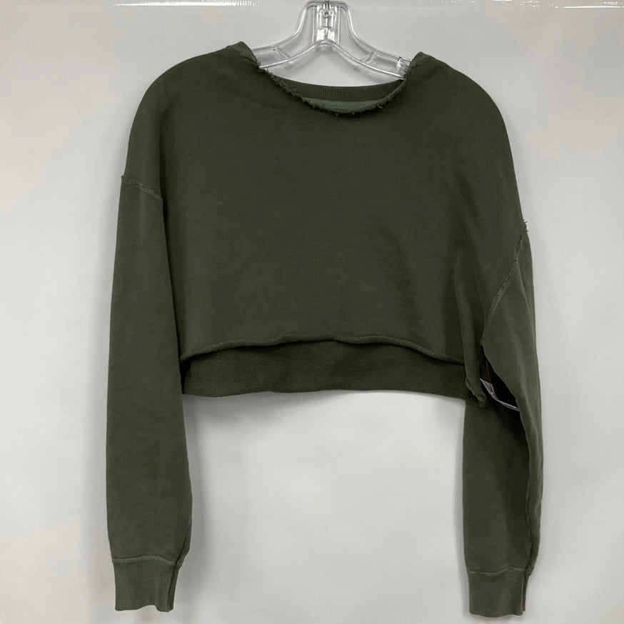 Sweatshirt Crewneck By Aerie In Green, Size: Xs