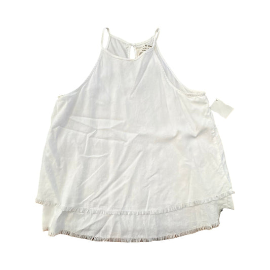 Top Sleeveless By Cloth & Stone In White, Size:Xs