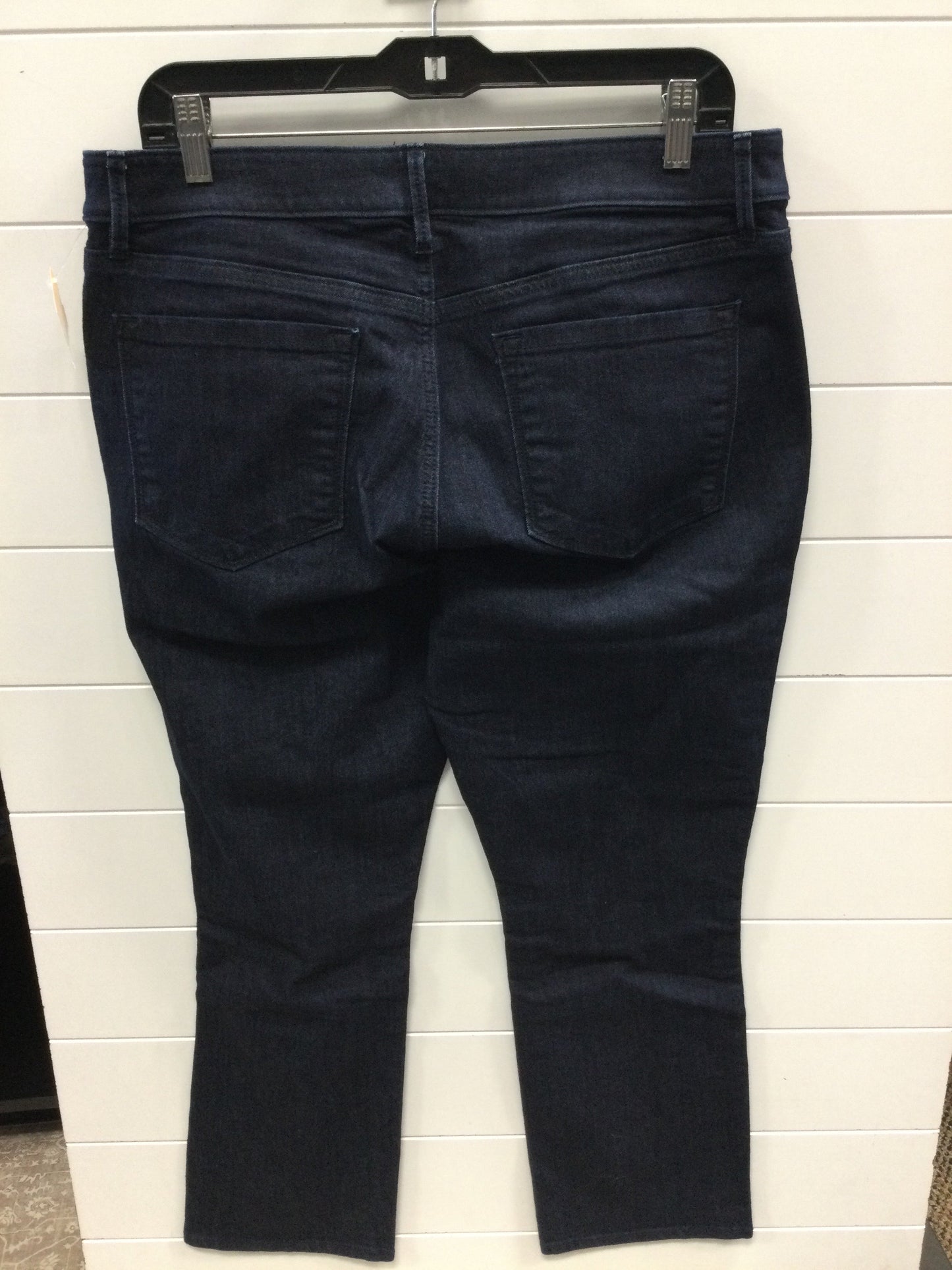 Jeans Straight By Loft In Blue Denim, Size:12