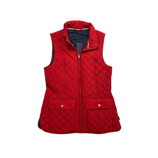 Vest Puffer & Quilted By Tommy Hilfiger In Red, Size:S