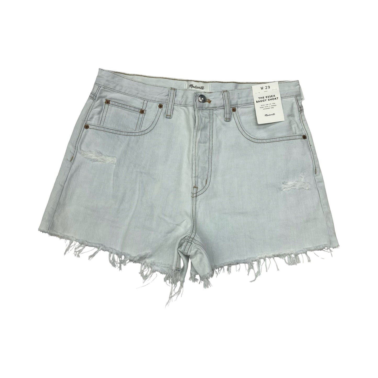 Shorts By Madewell In Blue Denim, Size:8
