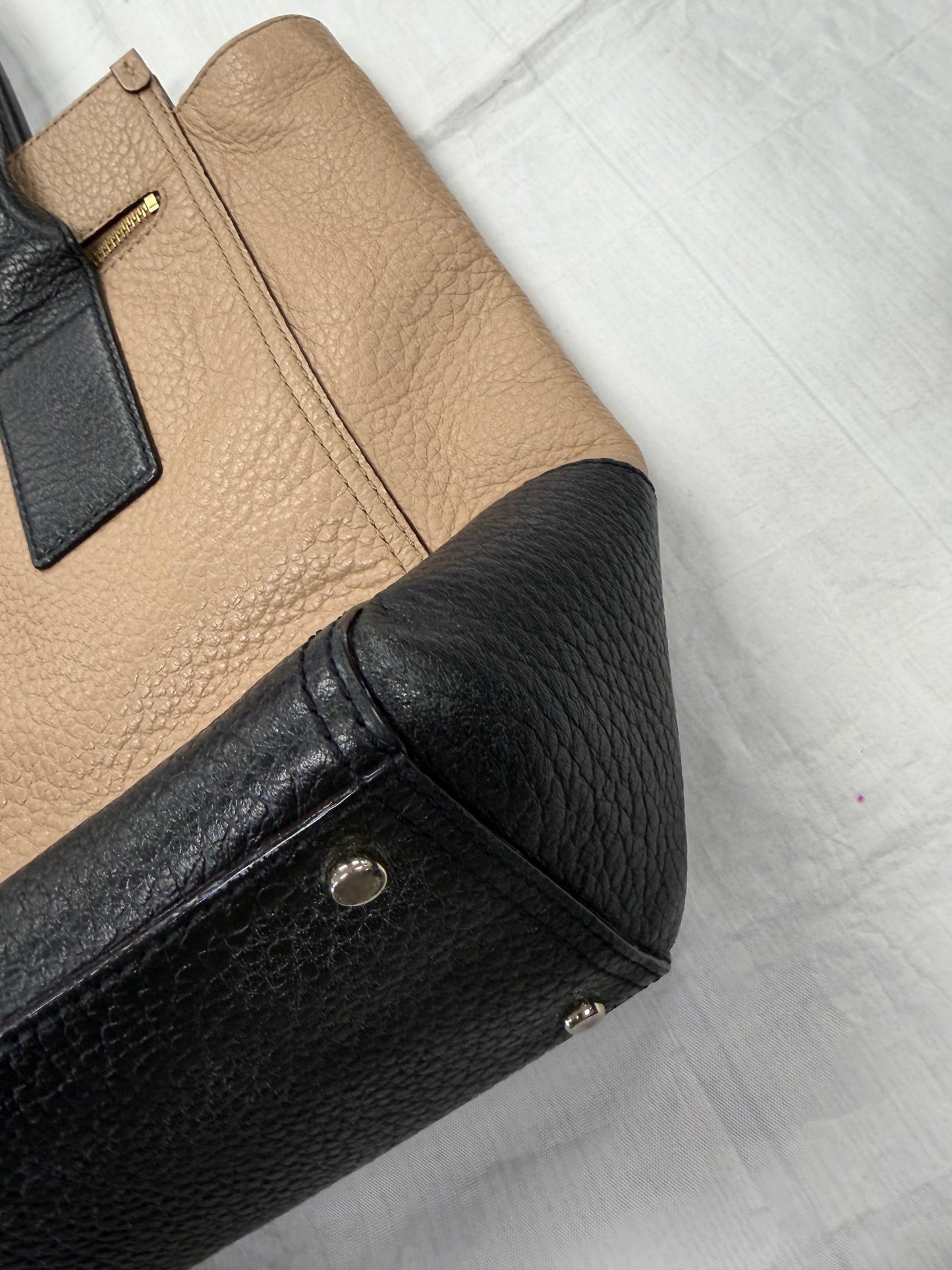 Handbag Designer By Kate Spade In Tan, Size:Large
