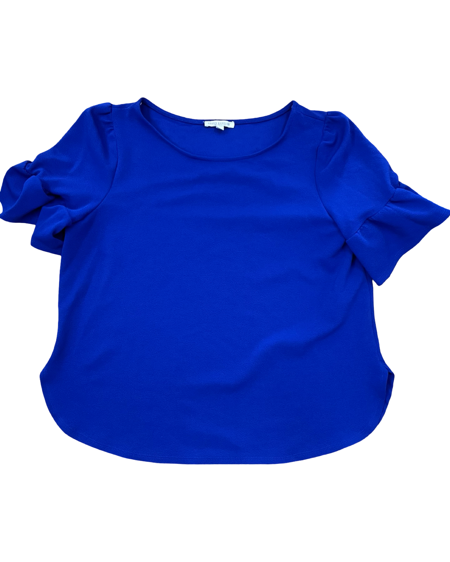 Top Ss By Green Envelope In Blue, Size:1X