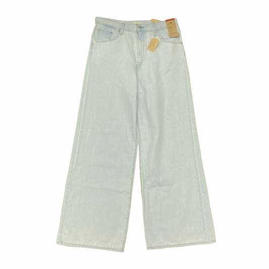 Jeans Wide Leg By Levis In Blue Denim, Size:14