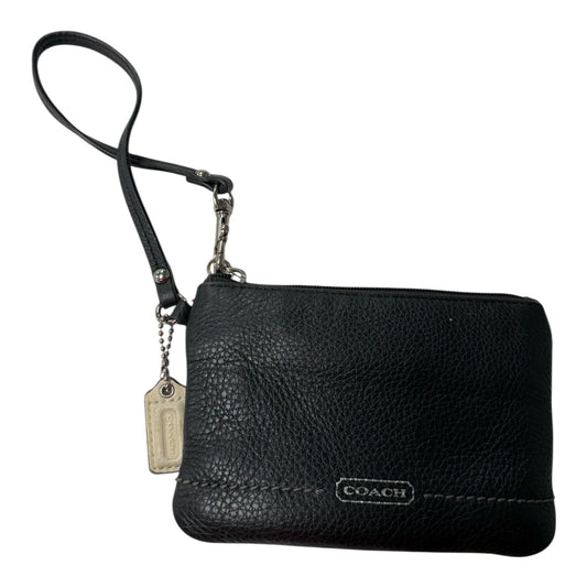 Wristlet Designer By Coach In Black, Size:Small