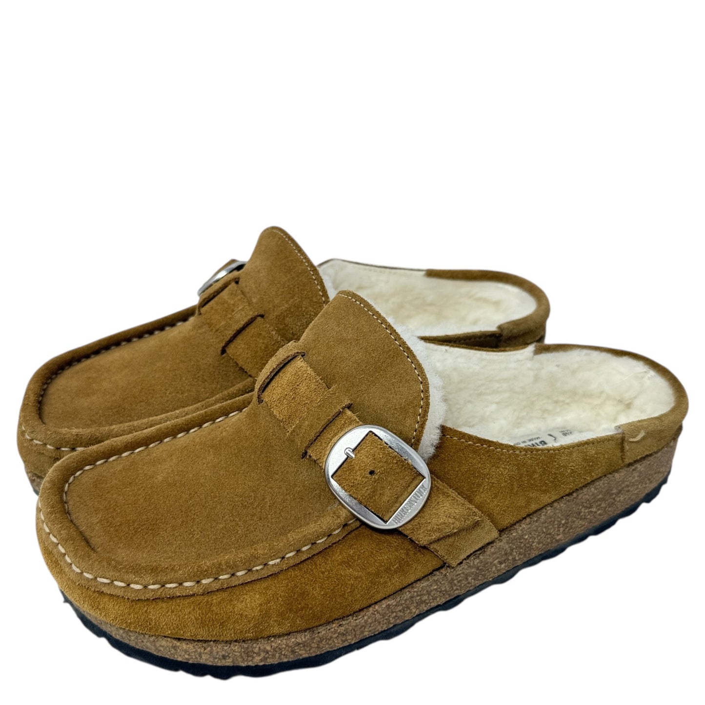 Buckley Shearling Clogs By Birkenstock In Tan, Size: 6