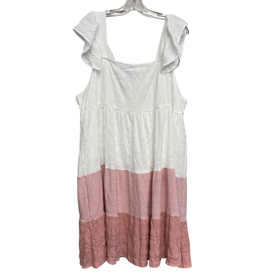 Dress Casual Short By Shein In Multi, Size:2X