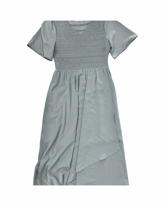 Dress Casual Midi By Clothes Mentor In Green, Size:M
