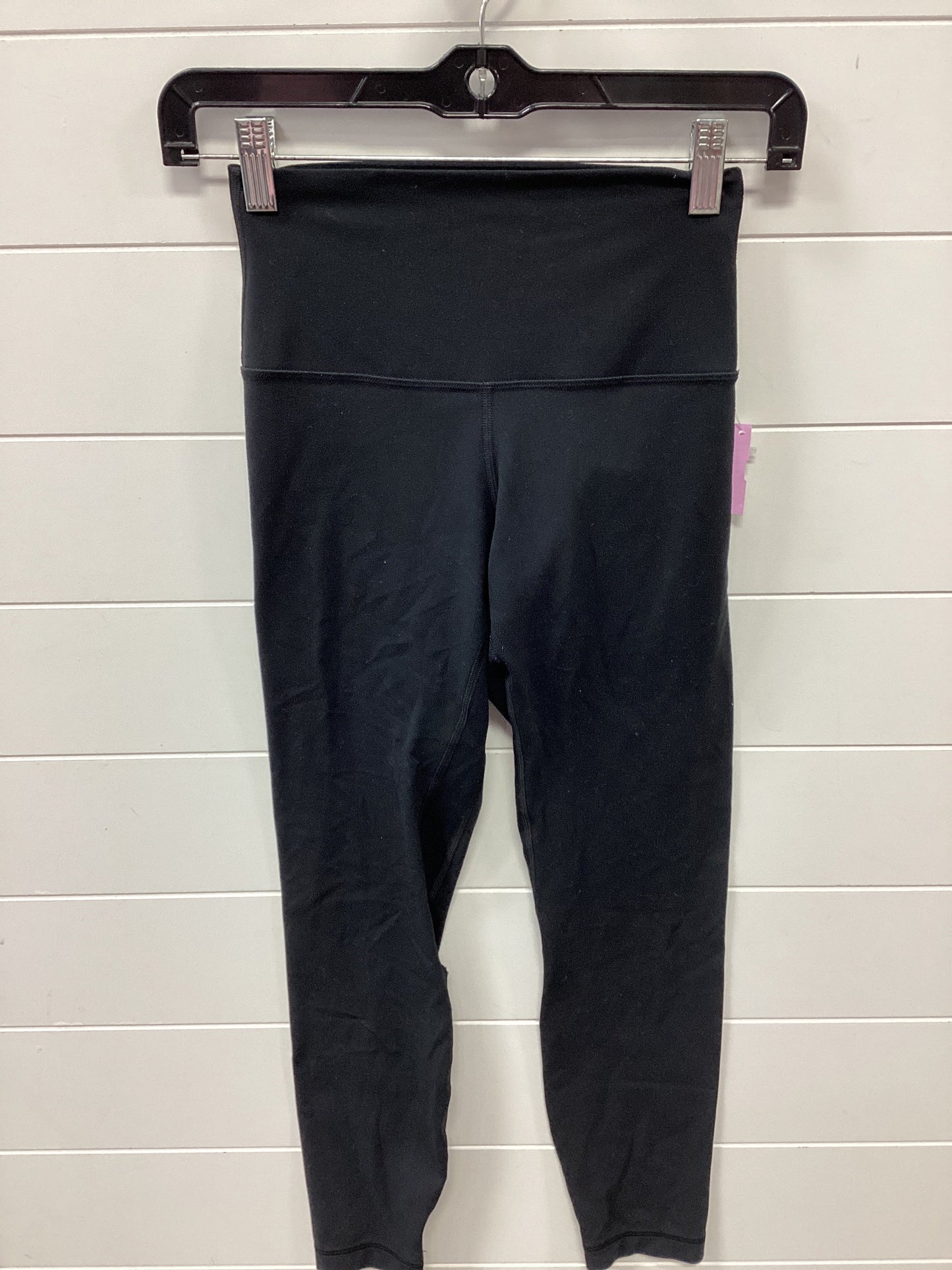 Athletic Leggings Capris By Lululemon In Black, Size:4