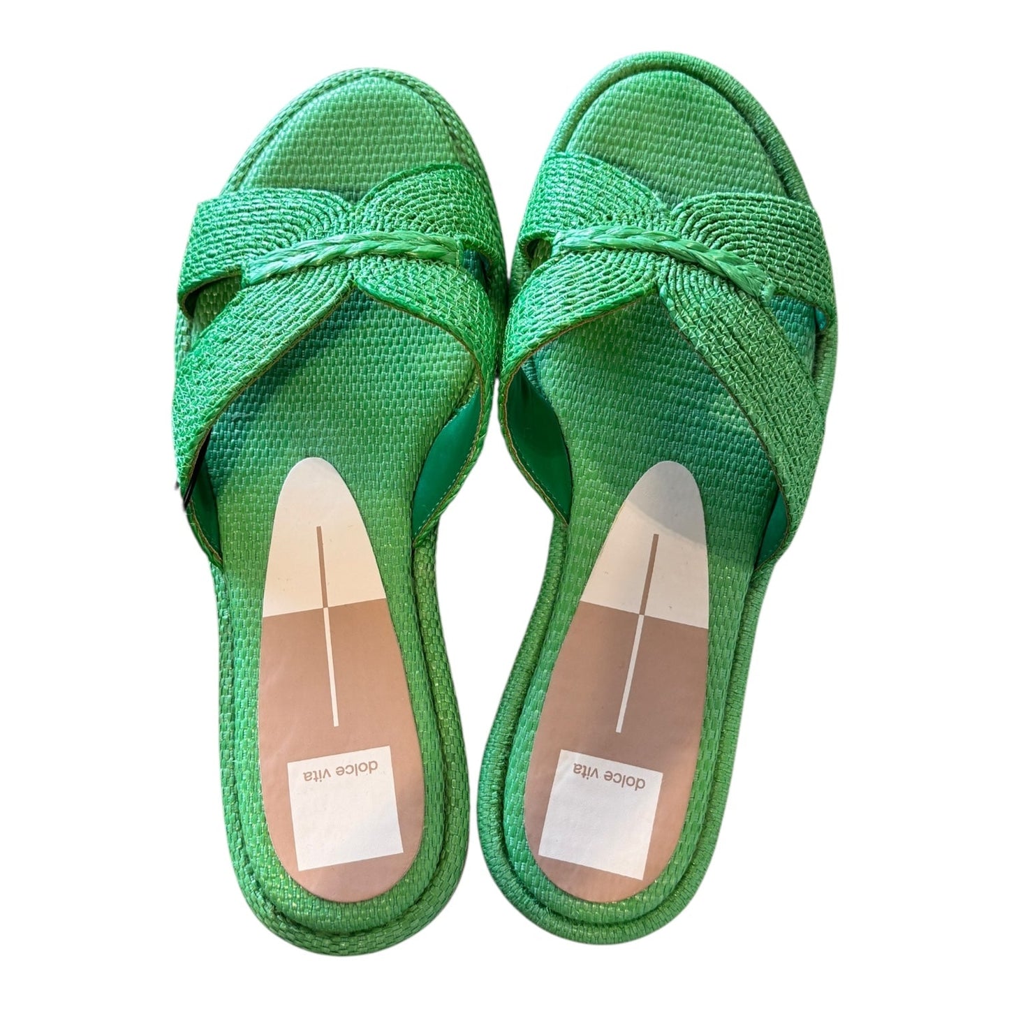Sandals Flats By Dolce Vita In Green, Size:9