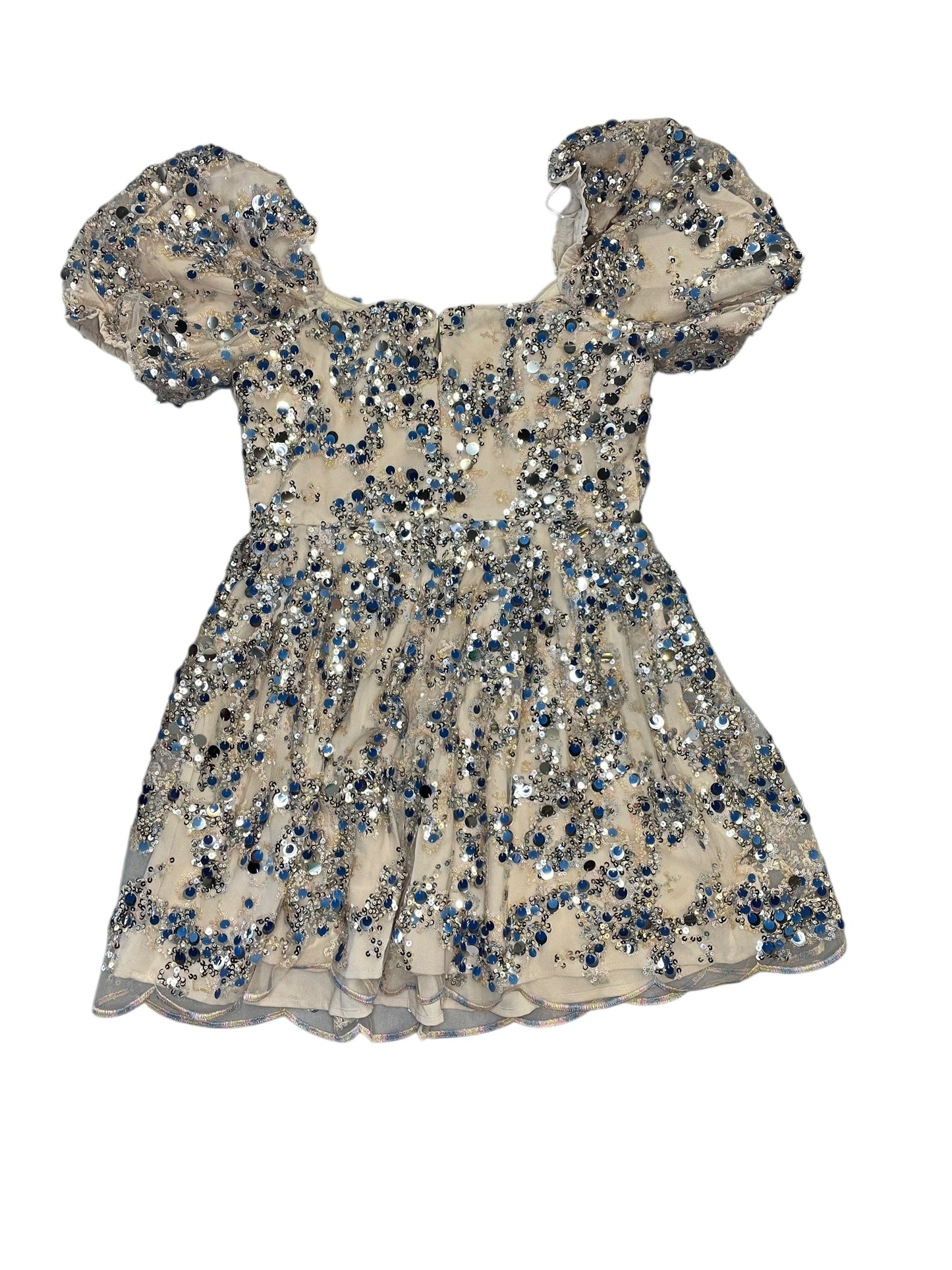 Dress Party Short By Tcec In Silver, Size:L