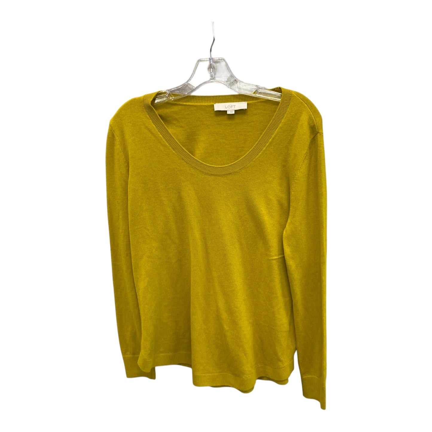 Sweater By Loft In Yellow, Size:L
