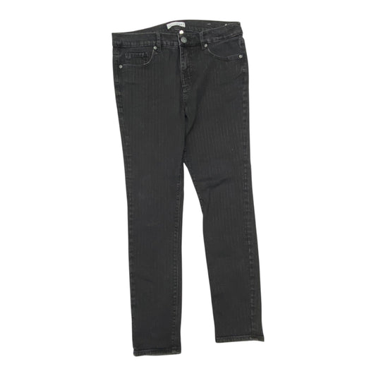 Jeans Straight By Loft In Grey Denim, Size:10