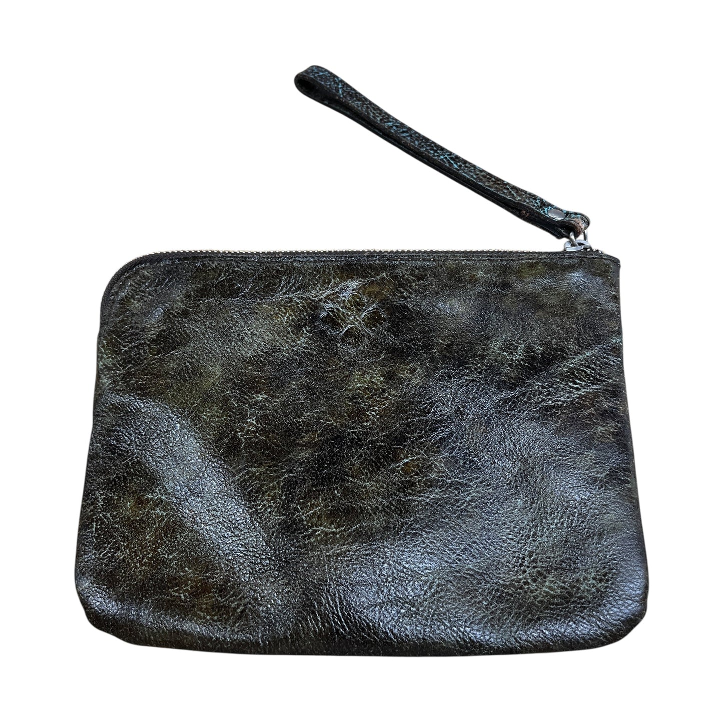 Wristlet Designer By Patricia Nash In Blue & Brown, Size:Medium