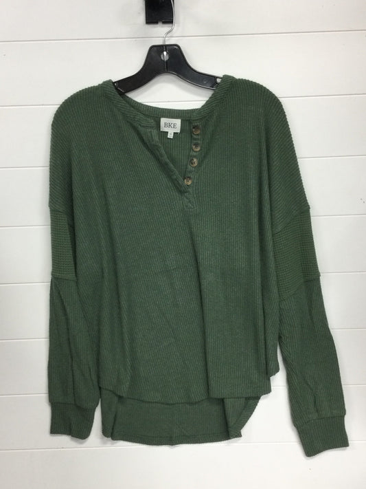 Top Ls By Bke In Green, Size:M