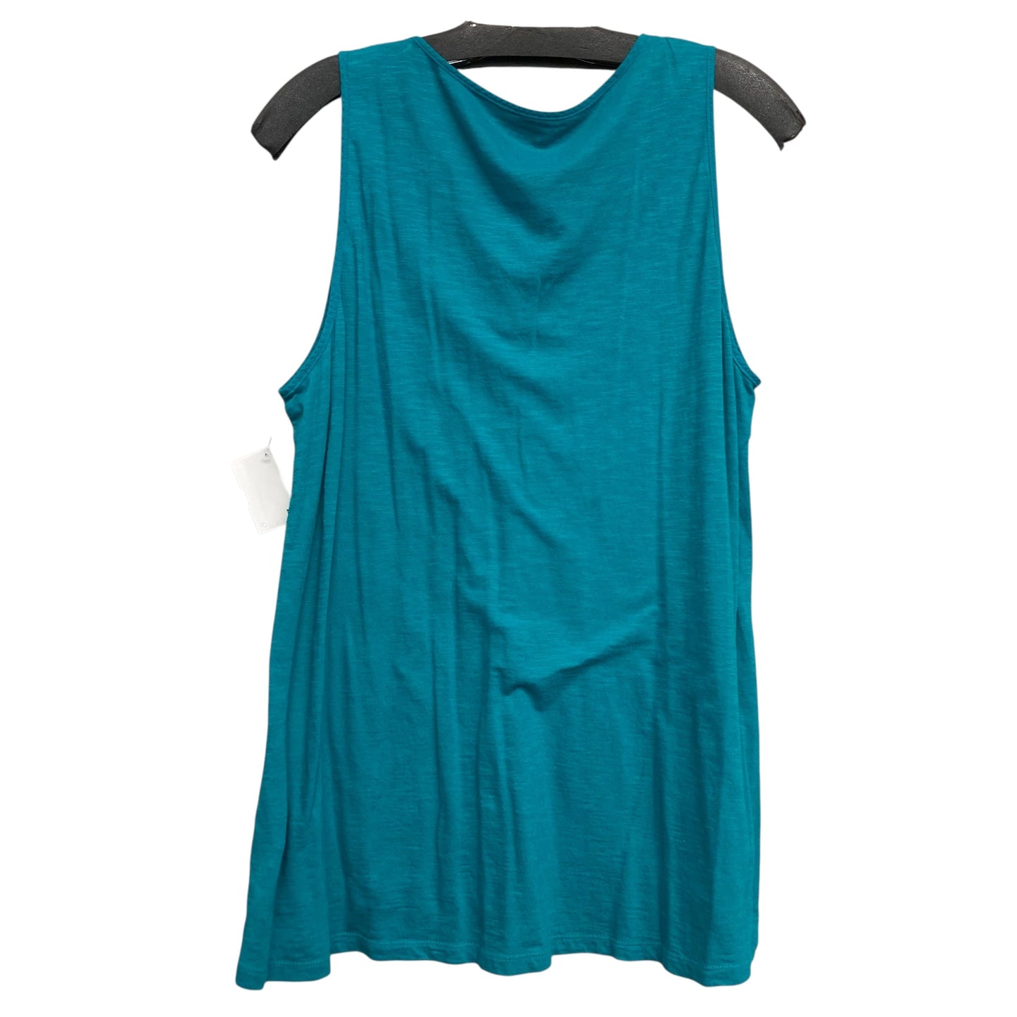 Top Sleeveless By Sonoma In Teal, Size:Xl