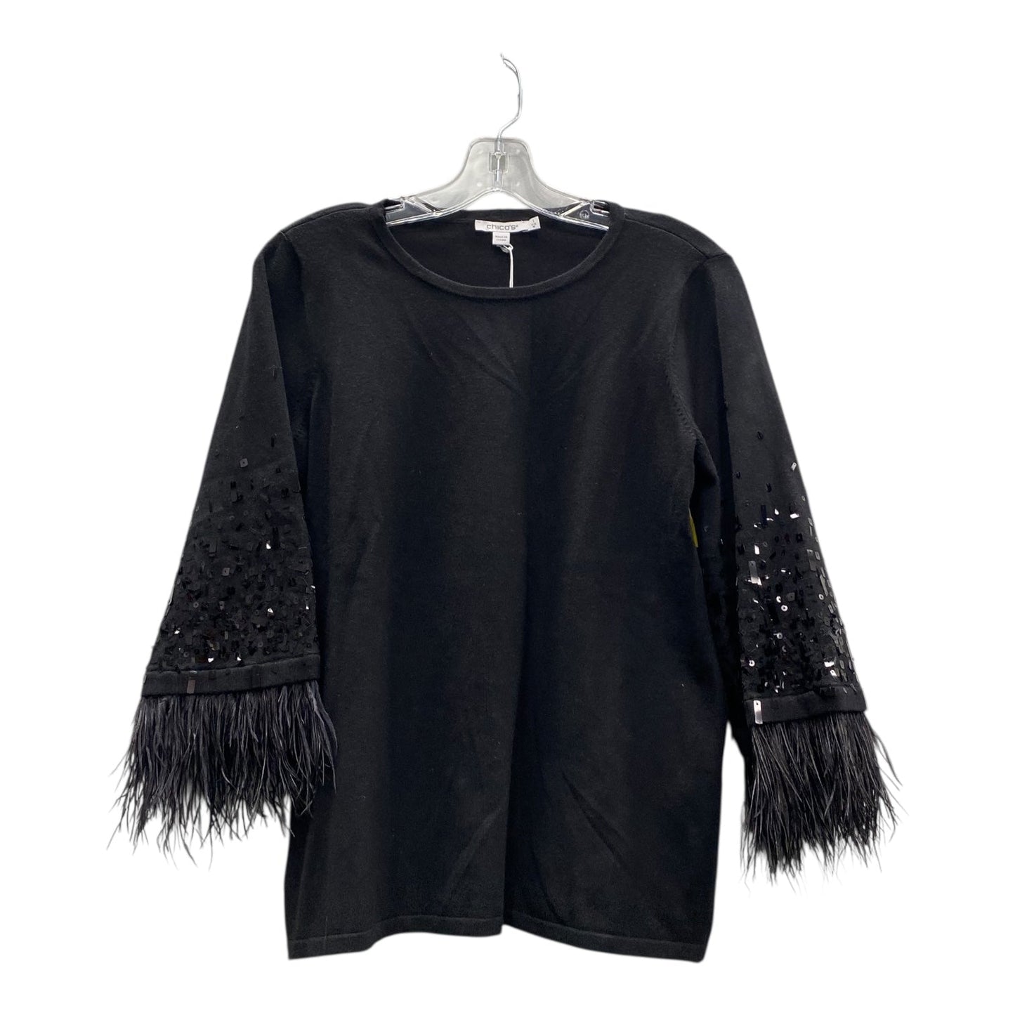 Sweater By Chicos In Black, Size:M