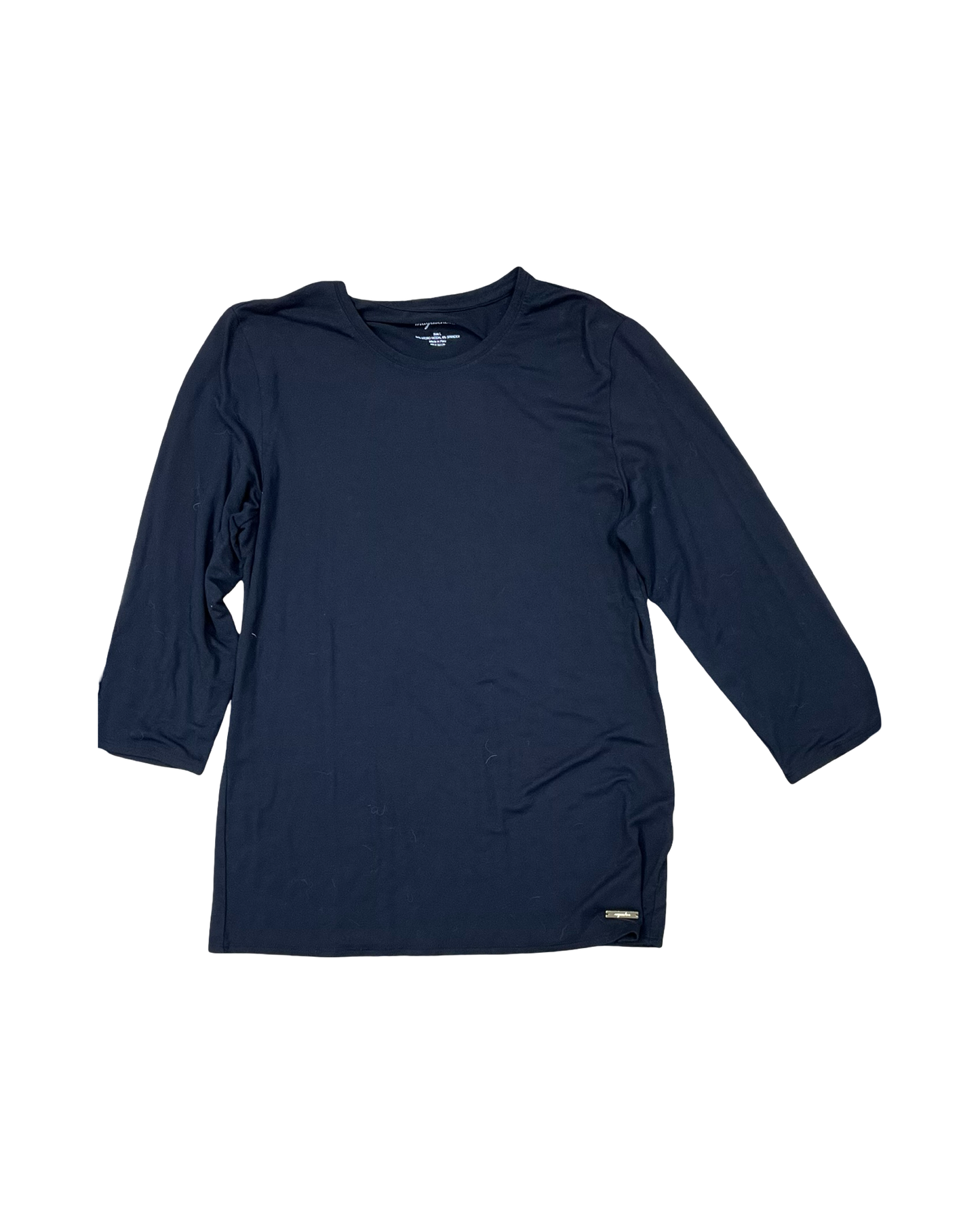Top Ls By Magaschoni In Black, Size:L