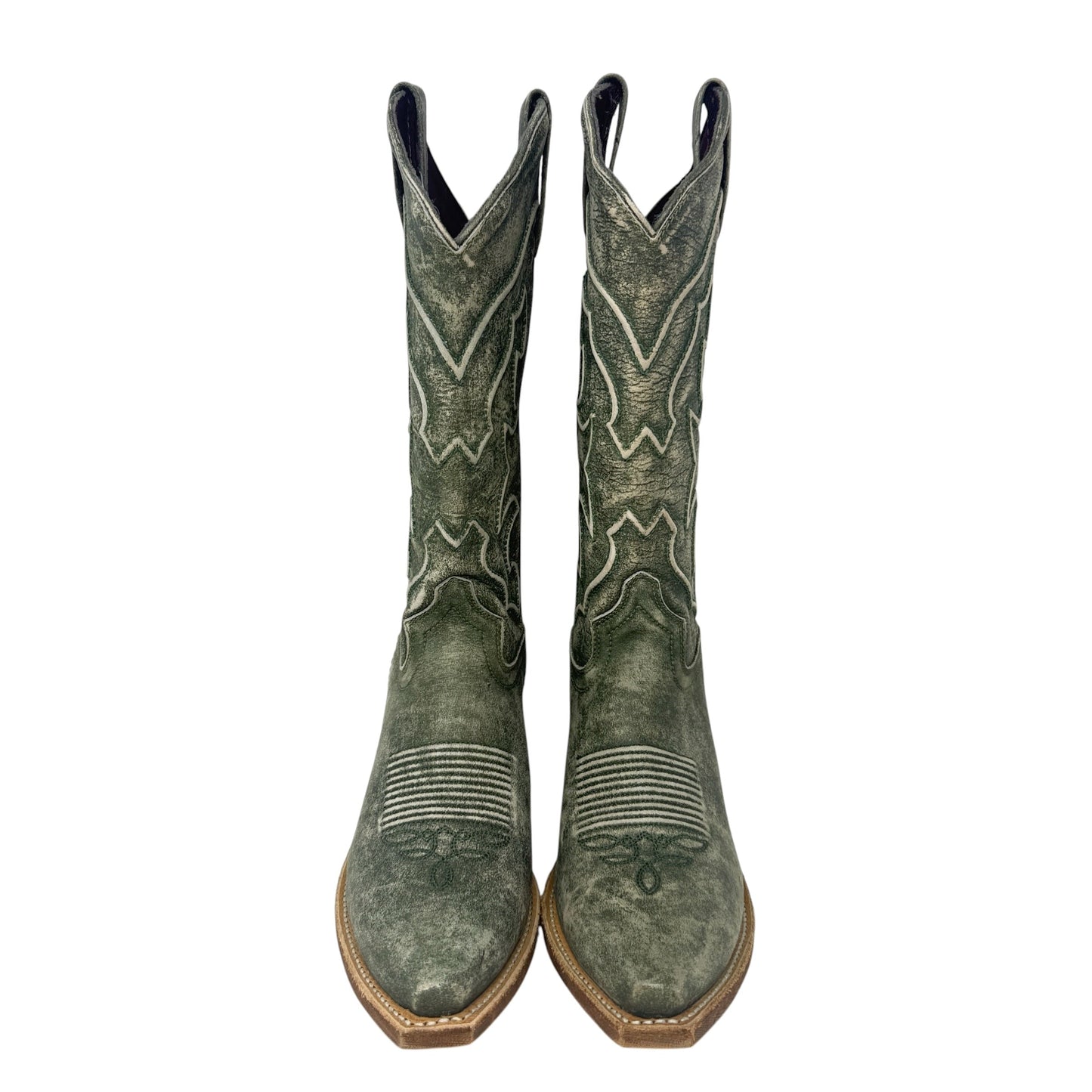 Reva Western Boots By Laredo In Green, Size: 8