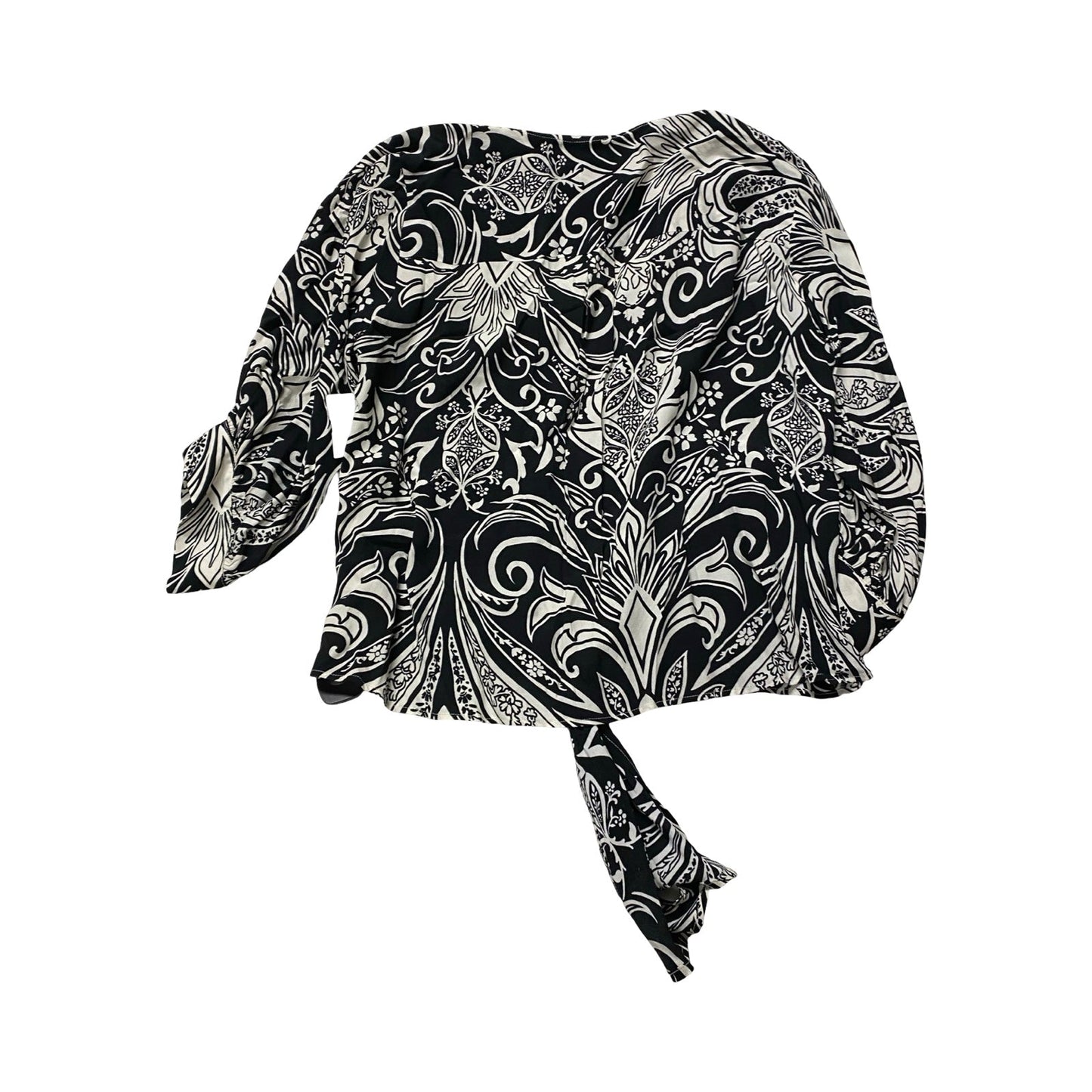 Top Ls By Karen Kane In Black & White, Size:1X