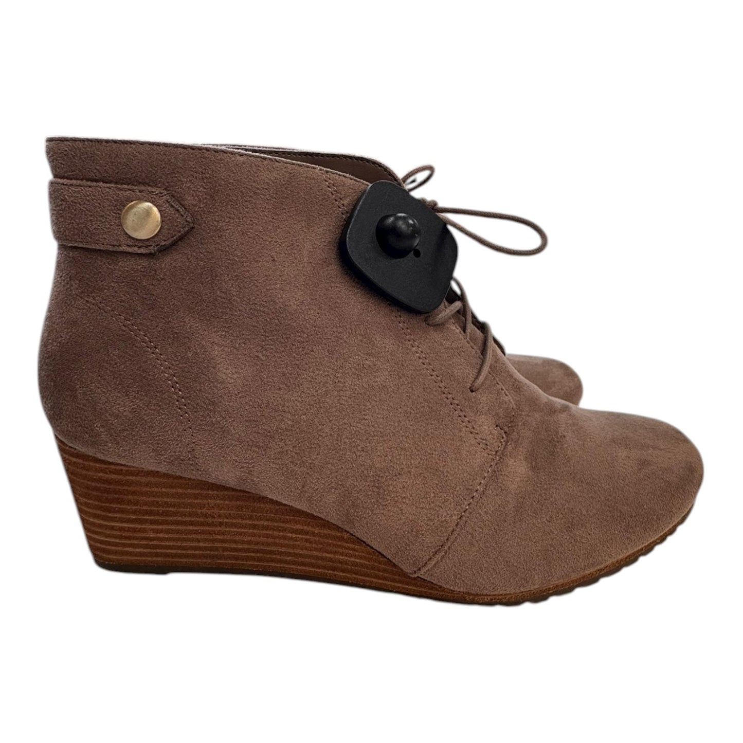 Boots Ankle Heels By Dr Scholls In Brown, Size:9.5