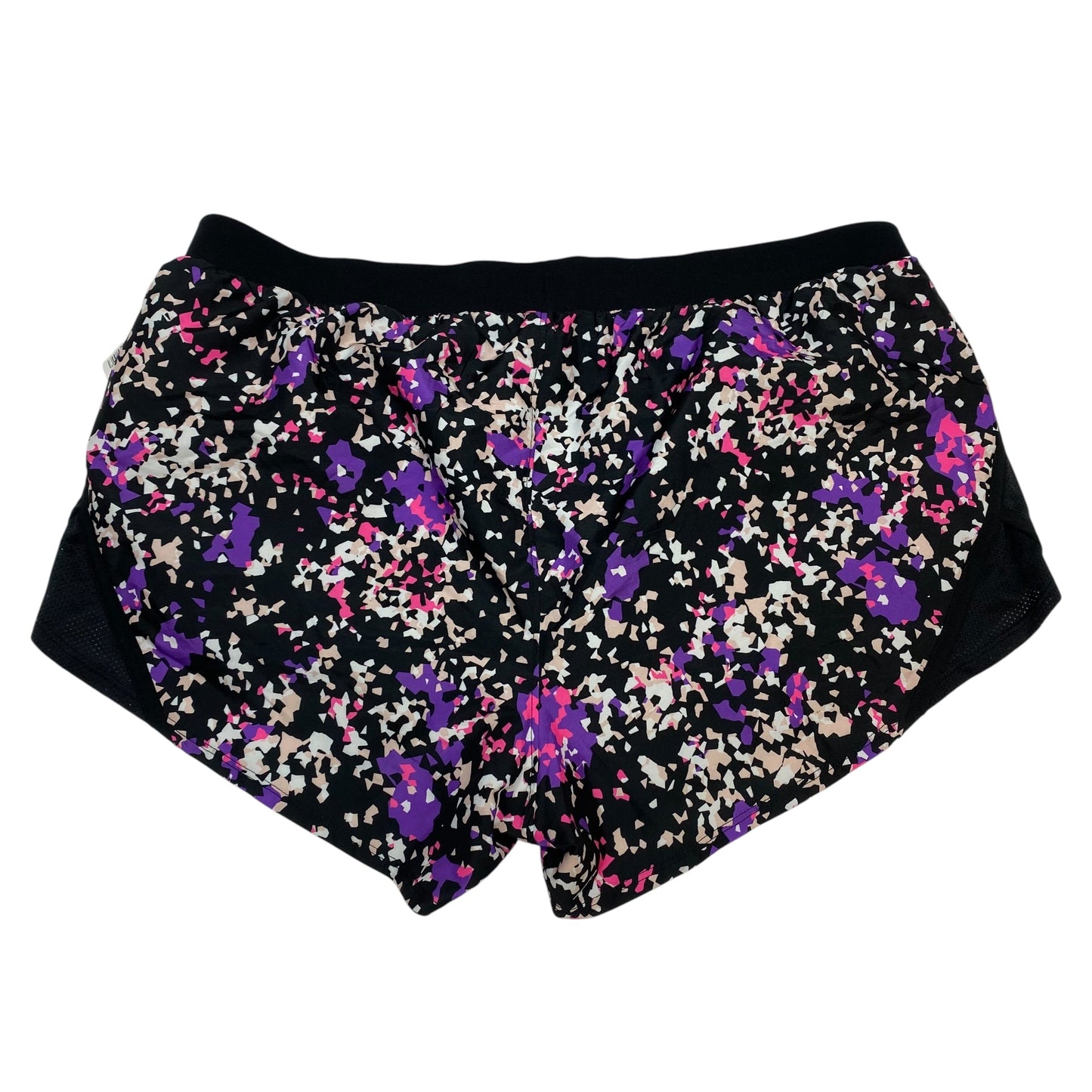 Athletic Shorts By Under Armour In Black & Purple, Size:L