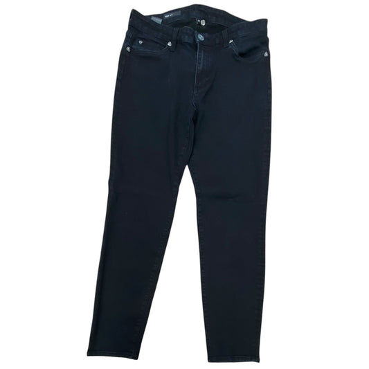 Jeans Skinny By Kut In Black Denim, Size:10