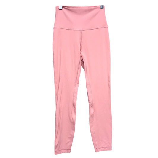 Athletic Leggings By Lululemon In Pink, Size:S