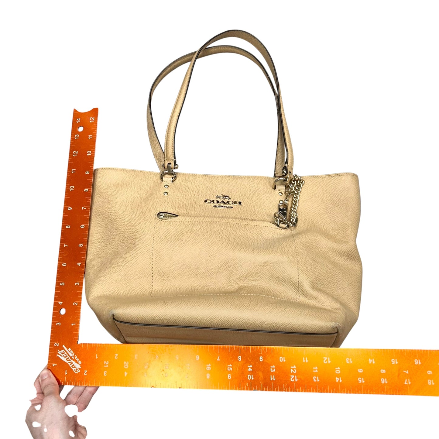 Handbag Designer By Coach, Size: Medium
