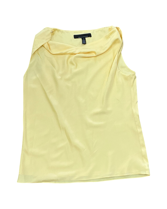 Top Sleeveless By White House Black Market In Yellow, Size:Xs