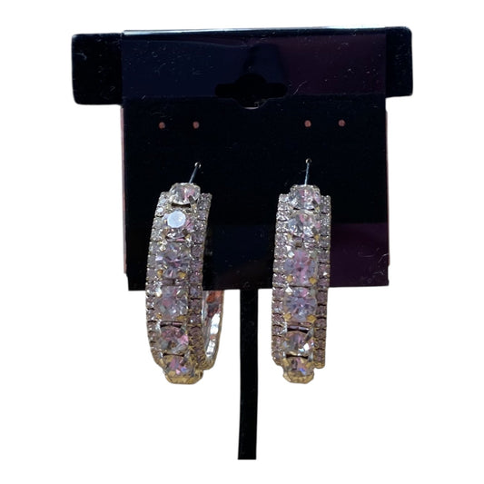 Earrings Hoop  In Silver