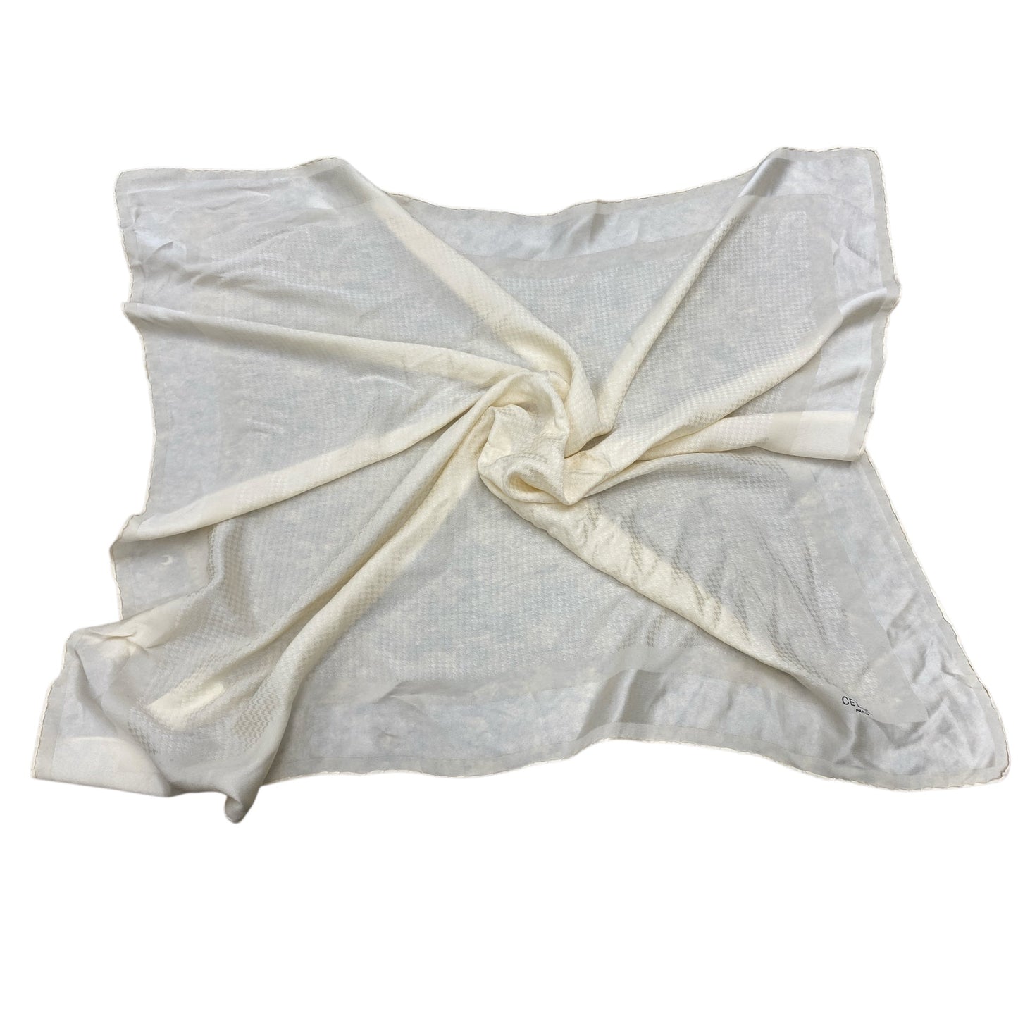 Scarf Luxury Designer By Celine In Cream