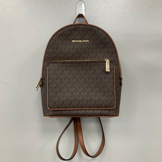 Backpack Designer By Michael Kors In Brown, Size:Medium