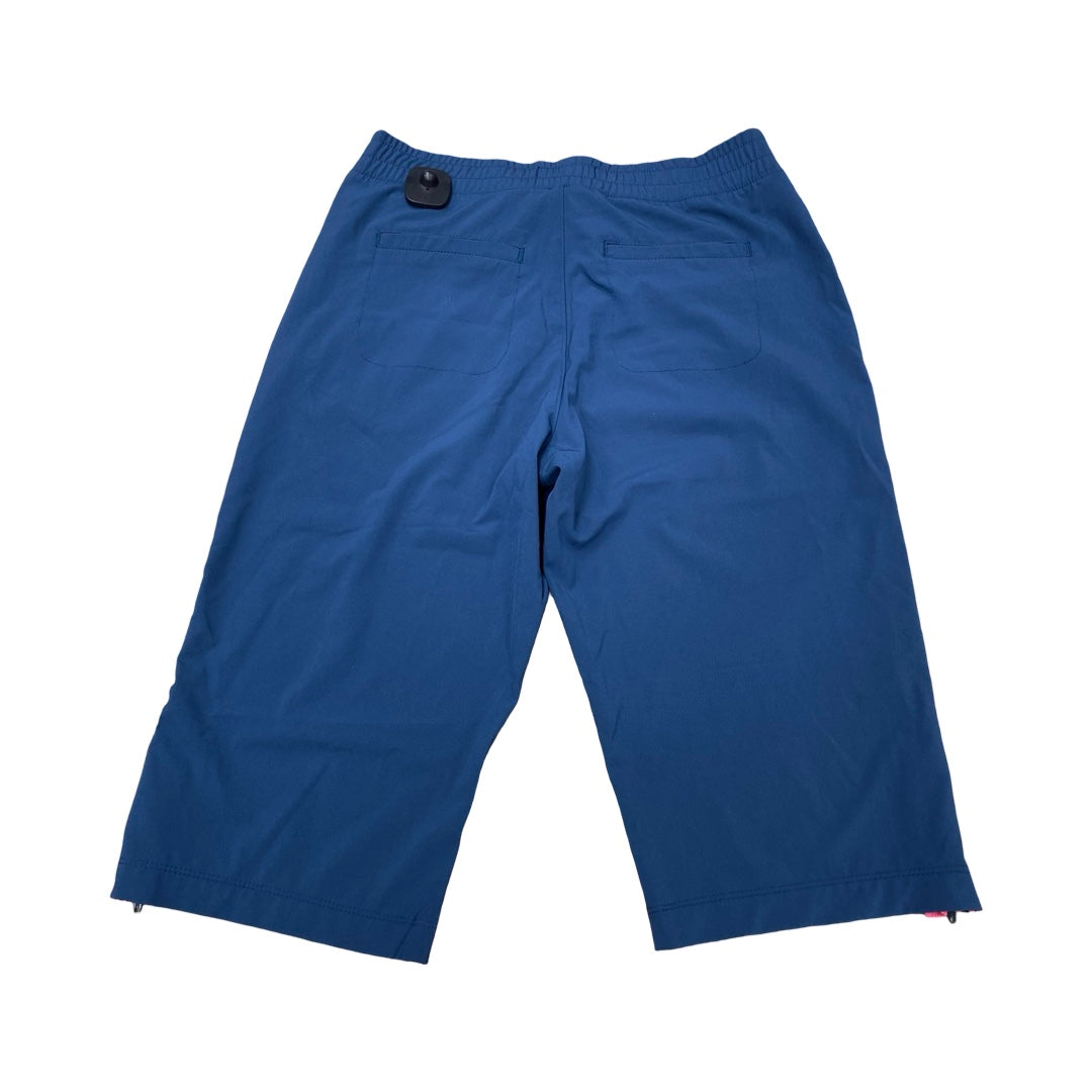 Athletic Capris By Lee In Teal, Size:M