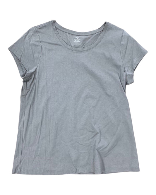 Top Ss Basic By Cj Banks In Grey, Size:1X